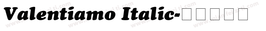 Valentiamo Italic字体转换